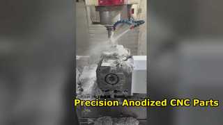 Parti anodizzate per la lavorazione CNC di precisione