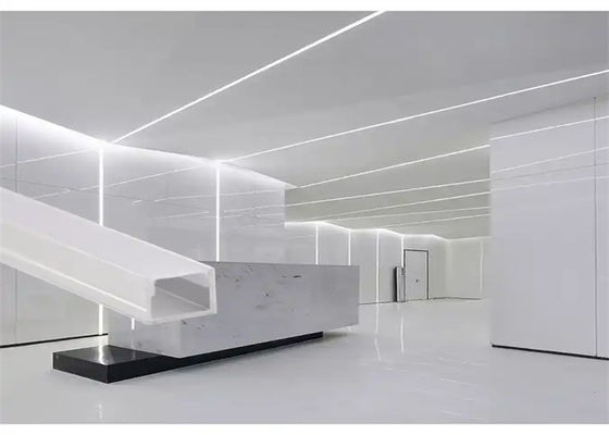 Profili di estrusione di alluminio anodizzante OEM per illuminazione a strisce LED ISO9001
