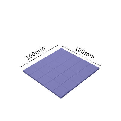 Pad di gomma per la conducibilità termica Parts High Temperature Silicone Pad ISO9001