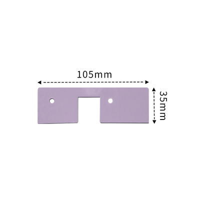Isolamento termico dell'elettronica industriale Pad Cpu silicone spessore 0,5 mm-15 mm