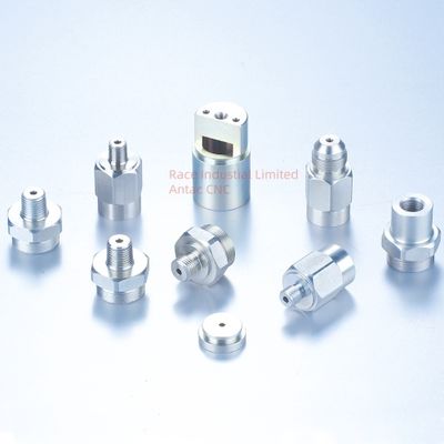 Parti di tornitura CNC in ottone di alluminio e acciaio inossidabile Componenti di precisione Trattamento di anodizzazione di lucidatura