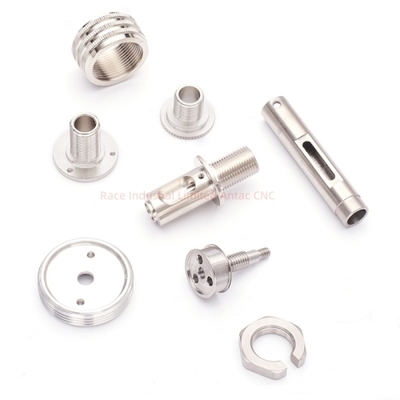 Parti di tornitura CNC di precisione con tolleranza di 0,01 mm per auto ed elettronica