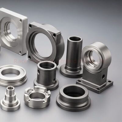 Durezza secondo il materiale parti di lavorazione CNC in lega di alluminio Numero di serie FLC-1 parti metalliche di precisione per apparecchiature di automazione